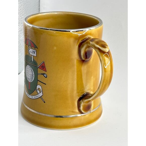 Vintage Wade England Golf Motif Mug Stein Collectible Made in England - Picture 2 of 5